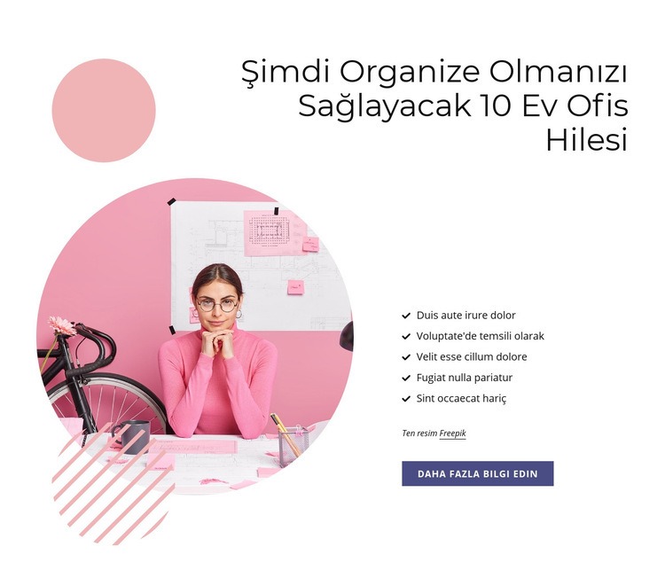 10 Ev ofis hilesi Html Web Sitesi Oluşturucu