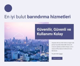 En Iyi Bulut Barındırma Hizmetleri Şablonlar Html5 Duyarlı Ücretsiz