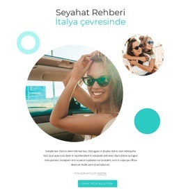 İtalya'Yı Gezmek Html5 Duyarlı Şablon