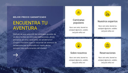 Encuentra Nuestra Aventura - Tema De Sitio Web Listo