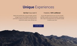 Unique Experiences - Drag & Drop Html Code