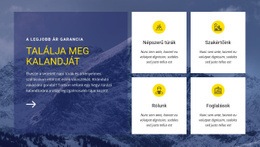 Találd Meg Kalandunkat – Reszponzív WordPress Téma