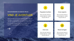 Vind Ons Avontuur - Klaar Websitethema