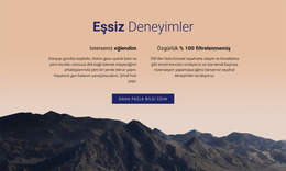 Eşsiz Deneyimler - Ücretsiz Joomla Şablonu