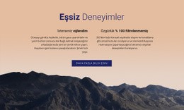 Eşsiz Deneyimler - Yaratıcı Çok Amaçlı Şablon