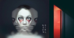 Neon Kız - Tek Sayfalık Şablonu Ücretsiz Indirin