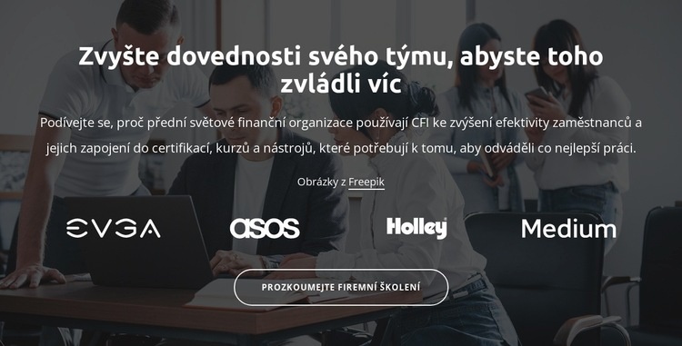 Zvyšte dovednosti svého týmu, abyste toho zvládli víc Šablona webové stránky