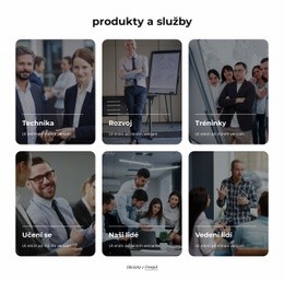 Naše Produkty A Služby – Moderní Téma WordPress