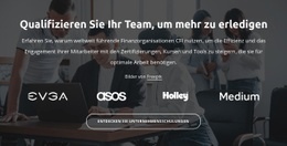 Bilden Sie Ihr Team Weiter, Um Mehr Zu Erreichen HTML-Vorlage