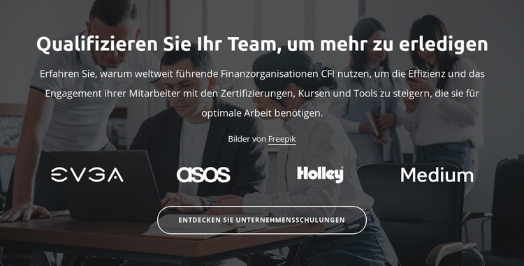 Bilden Sie Ihr Team weiter, um mehr zu erreichen Joomla Vorlage