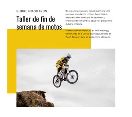 Taller De Fin De Semana De Motos - Creador De Sitios Web Profesional Personalizable