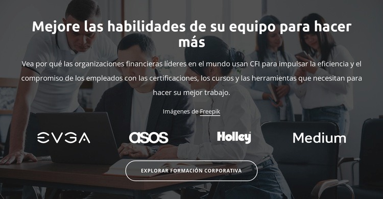 Mejore las habilidades de su equipo para hacer más cosas Diseño de páginas web