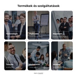 Termékeink És Szolgáltatásaink - Kreatív Többcélú Webhelytervezés