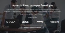 Potenzia La Tua Squadra Per Fare Di Più - HTML Builder Drag And Drop