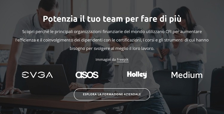 Potenzia la tua squadra per fare di più Progettazione di siti web