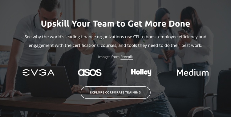 Upskill your team ti get more done Joomla Template