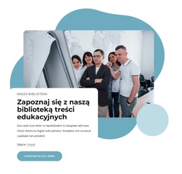 Zapoznaj Się Z Naszą Biblioteką Treści Edukacyjnych - Pobranie Szablonu Strony Internetowej