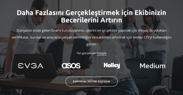 Ekibinizin becerilerini geliştirerek daha fazlasını yapın Html Web Sitesi Oluşturucu