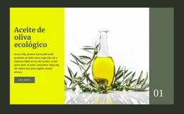 Aceite De Oliva Ecológico - Fantástico Tema De WordPress