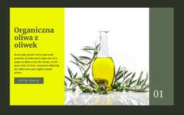 Organiczna Oliwa Z Oliwek - Kreatywna, Wielofunkcyjna Makieta Witryny Internetowej