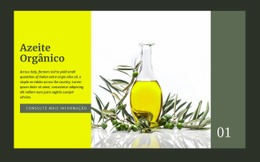 Web Design Gratuito Para Azeite Orgânico