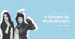 Evento Da Indústria Da Moda - Funcionalidade Do Tema WordPress