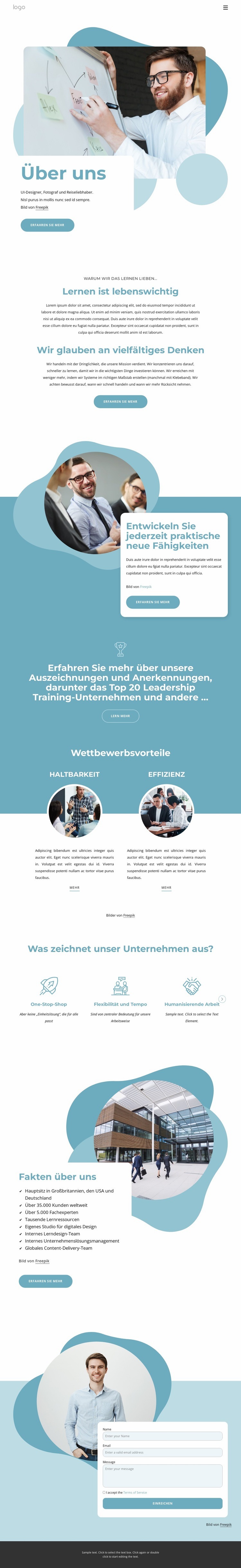 Einen Geist des Lernens schaffen Website design