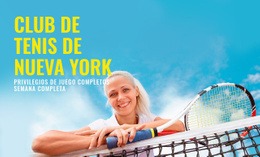 Club De Tenis Deportivo - Mejor Creador De Sitios Web