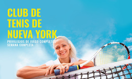 Tema Premium De WordPress Para Club De Tenis Deportivo