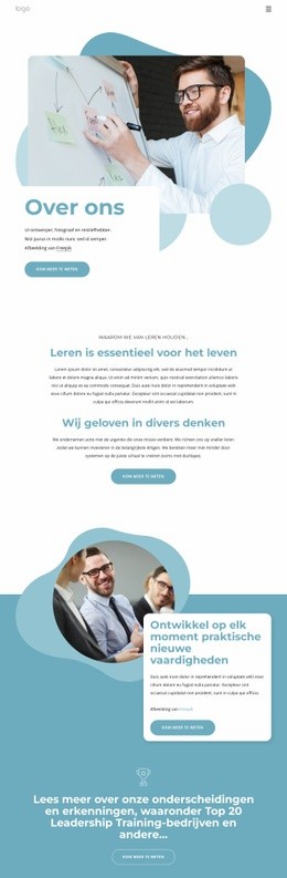 Een Geest Van Leren Creëren - Build HTML Website