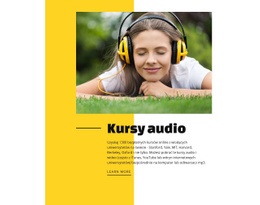 Edukacyjne Kursy I Programy Audio – Konfigurowalny Szablon