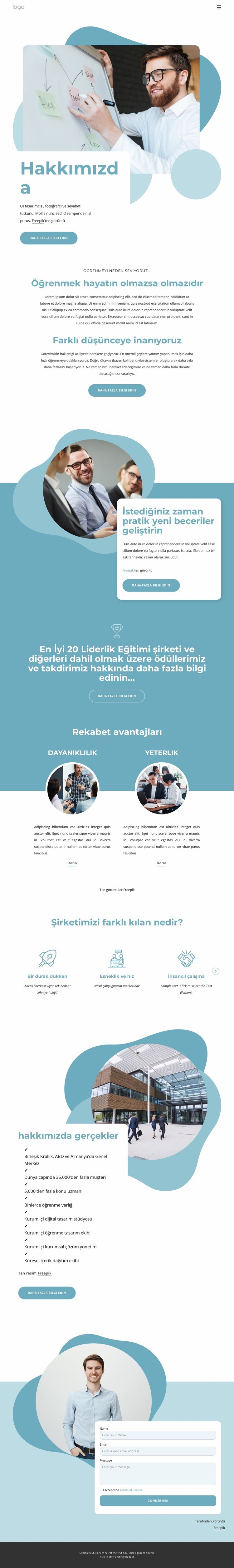 Öğrenme ruhu yaratmak Html Web Sitesi Oluşturucu