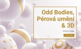 Lichá Těla A Čárová Grafika - Webová Šablona