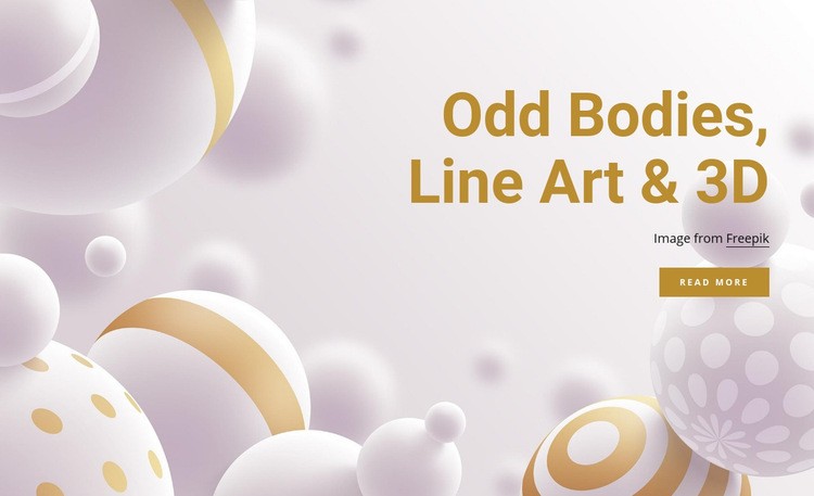 Odd bodies and line art Html Code Example