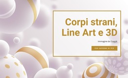 Corpi Strani E Line Art - Modello Web