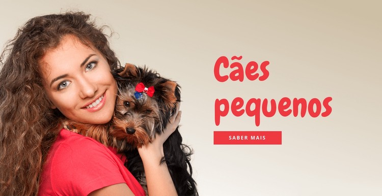 Cães pequenos para famílias Template CSS