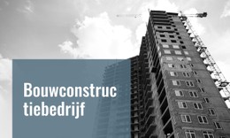 Complexe Bouwprojecten - Beste CSS-Sjabloon