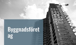 Komplexa Byggprojekt - Bästa CSS-Mallen