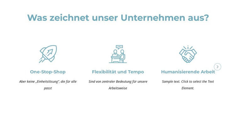 Was unser Unternehmen auszeichnet HTML-Vorlage