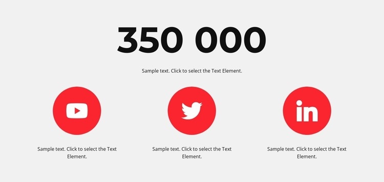 Etwas Bestimmtes Website-Modell