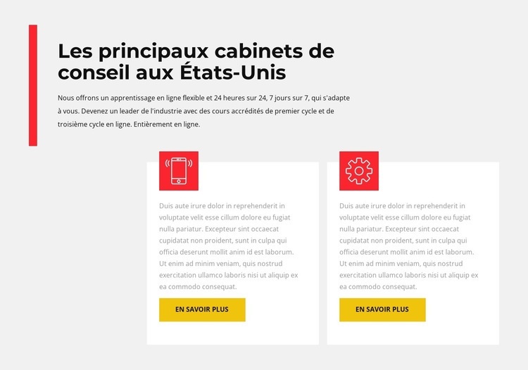 Commencer Maquette de site Web