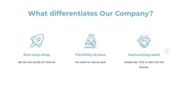What Differentiates Our Company - Premium Elements Template