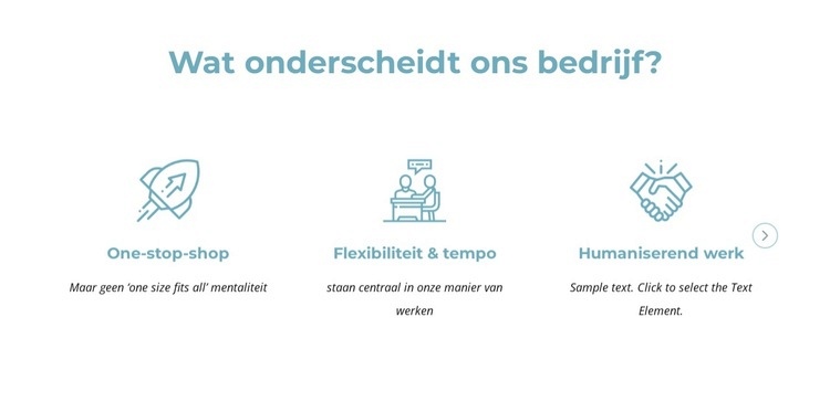 Wat onderscheidt ons bedrijf Html Website Builder