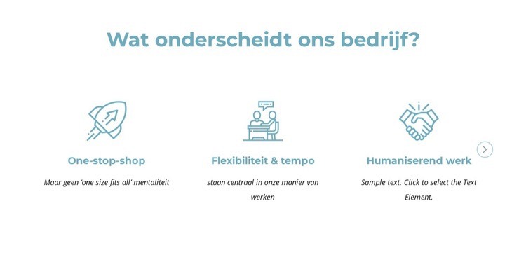 Wat onderscheidt ons bedrijf HTML5-sjabloon