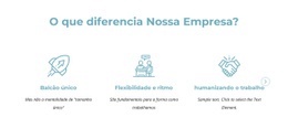 O Que Diferencia Nossa Empresa - HTML Page Maker