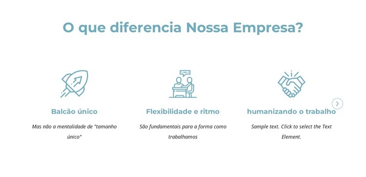 O que diferencia nossa empresa Construtor de sites HTML