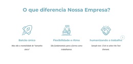 O Que Diferencia Nossa Empresa - Tema WordPress Gratuito