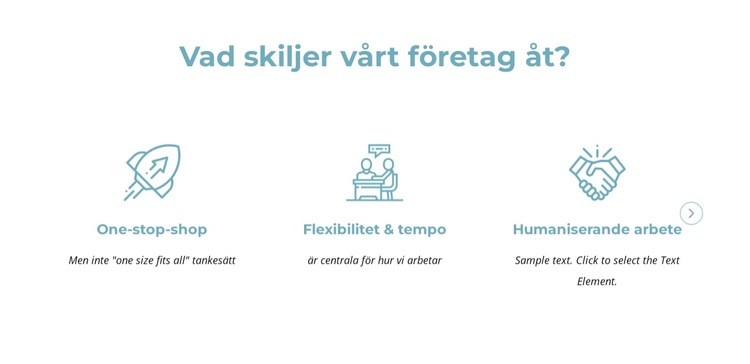 Vad som skiljer vårt företag HTML-mall