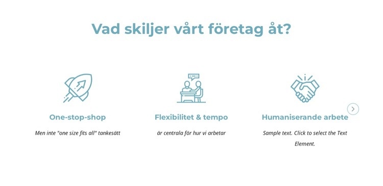 Vad som skiljer vårt företag Mall