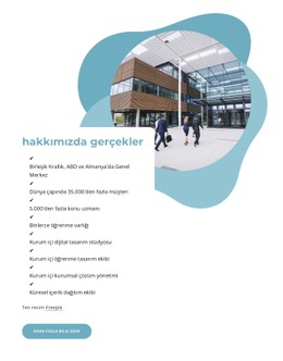 Hakkımızda Gerçekler Ücretsiz Şablon